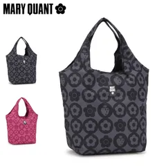 MARY QUANT マリークヮント バッグ エコバッグ レジカゴ トート レジ袋 レディース マリクワ 折りたたみ 大容量 マチ広 001784