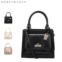 マーキュリーデュオ MERCURYDUO バッグ ハンドバッグ ショルダーバッグ メタリッククラック調型押し レディース 斜めがけ MER-91070Bのサムネイル