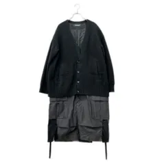 アンダーカバー ニット×カーゴ ドッキング ロングカーディガン レディース SIZE 1 UNDERCOVERのサムネイル