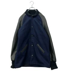 Skookum Letterman スタジャン ネイビー/黒 - メルカリ