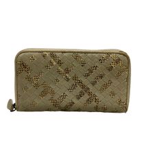 BOTTEGA VENETA パイソン 長財布 ラウンドファスナー - メルカリ