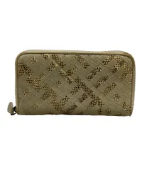 ボッテガ・ヴェネタ ラウンドファスナー長財布 イントレチャート レディース BOTTEGA VENETA