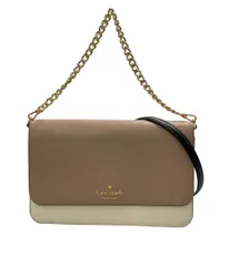 美品 ケイトスペード 2way ショルダーバッグ 肩掛け チェーン 斜めがけ レディース Kate Spade