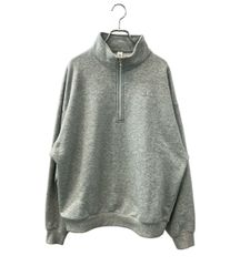 Alo Yoga ハーフジップ スウェット トレーナー グレー - メルカリ