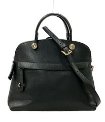 【美品2way】フルラ　パイパー　サフィアーノー　ブラック　Mサイズ 極美品フルラ FURLAパイパー サフィアーノー ブラック Mサイズ - メルカリ