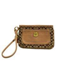 COACH コーチ ポーチ アクセサリーポーチ ミニシグネチャー 赤 レッド