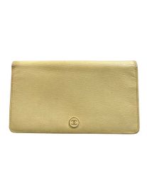 ジャンク品 シャネル CHANEL キャビアスキン 長財布 ポーチ - メルカリ