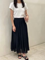 美品 ADAM ET ROP FEMME シアーオーガンジープリーツスカート - メルカリ