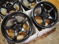 ★5本スポーク★18インチ9.5J+35 5H114.3 新品 人気 軽量 クロススピード ハイパーエディション CR5 ブラック ホイール1台分 ES GS IS RC スープラ GRカローラ GRヤリス RX-7 RX-8 ランエボ シルビア GTR Zのサムネイル
