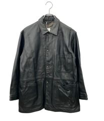 【美品/レザー】EDIFICE Archive & style カバーオール M EDIFICE/別注Archive&Style/フレンチカバーオール/レザー - メルカリ
