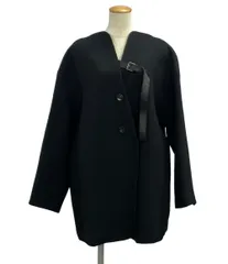 アキラナカ ノーカラージャケットSesilia front belt jacket AP2410-BK レディース SIZE 1 (S) AKIRANAKAのサムネイル