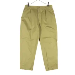 ITEMS URBAN RESEARCH アイテムズアーバンリサーチ タック テーパード チノパンツ L ベージュ メンズ 古着のサムネイル