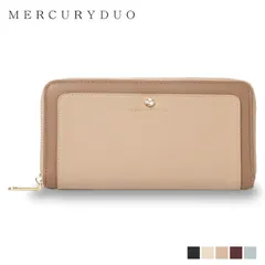 マーキュリーデュオ MERCURYDUO 財布 長財布 レディース ラウンドファスナー KAKOMI DESIGN LONG WALLET MER-90010Wのサムネイル