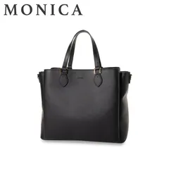 モニカ MONICA トートバッグ レディース ファスナー付き 大きめ 斜め掛け 2WAY フェイクレザー MONI-1007のサムネイル