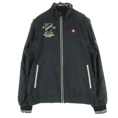 le coq sportif ルコックスポルティフ ワンポイントロゴ 長袖 ジップジャケット LL ブラック 袖取外し可 メンズ 古着のサムネイル