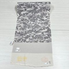 本草木染め 琉球藍型 小紋 絽 藍 反物 着尺 正絹 - メルカリ
