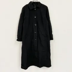 LONDON FOG　ロンドンフォグ　ステンカラーコート　黒　ブラック　12Pサイズ　古着【値引き交渉OK！】のサムネイル