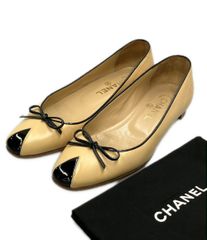 定番】シャネル CHANEL バレリーナ バイカラー ココマーク - メルカリ