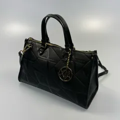 【姫路東店】 中古 ARMANI EXCHANGE | アルマーニエクスチェンジ その他バッグ モノグラムロゴハンドバッグ ブラック 【121】