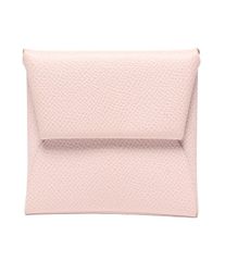 未使用】HERMES エルメス バスティア ローズサクラ 小銭入れ G刻印