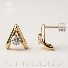 タサアブストラクトスターソロ ピアス K18 ダイヤ0.04ct - メルカリ