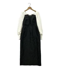 ハーリップトゥ 長袖ワンピース ジャガード レディース SIZE S Her lip to