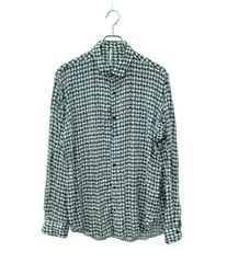 エムズブラック 長袖シャツ 千鳥格子柄 レーヨン 2223007E メンズ SIZE 40 (M) m's braqueのサムネイル