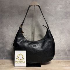 美品 イルビゾンテ 本革 レザー ショルダーバッグ カバン 三日月