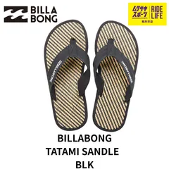 【ムラスポ公式】BILLABONG　ビラボン　TATAMI SANDLE（BLK）　BG011926　メンズ　サンダル　ビーサンのサムネイル