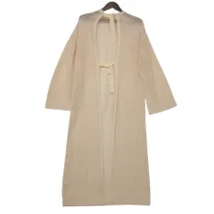 Little Suzie リトルスージー  カーディガン 2way Mesh Knit Dress IS159K メッシュ ニット ロング丈 長袖  ライトベージュ one【M】 レディース 【中古】