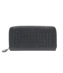 ボッテガ・ヴェネタ ラウンドファスナー長財布 イントレチャート メンズ レディース BOTTEGA VENETA
