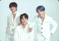 BTS ミニフォトカード JIN/JIMIN/V 2020 MAP OF THE SOUL TOUR 4/8