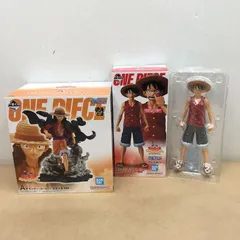 ブリスター未開封 一番くじ ワンピース MONKEY.D.LUFFY 冒険の記憶と未来への航路 A賞 B賞 フィギュア セット【WS1730-003】▼