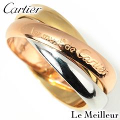 【新品仕上済】 Cartier トリニティ イエローゴールド K18YG リング 10号 レディース 返品OK