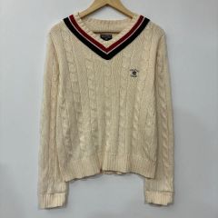 A BATHING APE ケーブルニット Vネック セーター - メルカリ