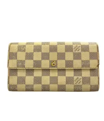 ルイ・ヴィトン 長財布 ポルトフォイユ サラ ダミエ アズール N61735 レディース メンズ LOUIS VUITTON