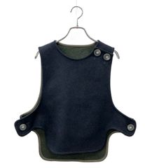 極美品✨23AW ENFOLD WIDE-BOX VEST ベスト ネイビー - メルカリ