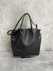 MARCO BIANCHINI マルコビアンキーニ スクエア ショルダー レザー 2WAY トート バッグ size－/黒 ■■ レディースのサムネイル