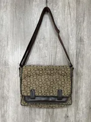 Calvin Klein カルバンクライン メッセンジャーバッグ ショルダー バッグ size-/ベージュ×茶 ■■ レディースのサムネイル