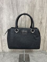 エンポリオアルマーニ ミニボストン ハンドバッグ レザー スエード 