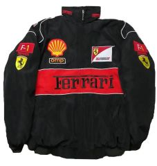 フェラーリ レーシングジャケット ブルゾン キルティング ワッペン