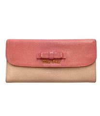 未使用】MIU MIU 長財布 ピンク 箱あり - メルカリ