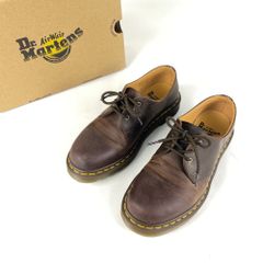 Dr Martens マーチン クレイジーボム 英国製 3ホール 厚底 レッド