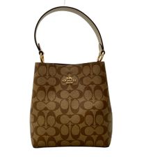美品】ショルダーバッグ シグネチャーベージュブラウン C2819 COACH
