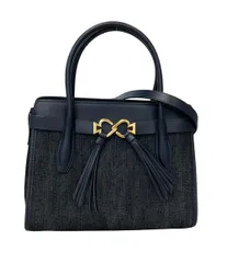 美品 ケイトスペード 2WAY ハンドバッグ ショルダーバッグ 斜め掛け デニム レディース Kate Spade