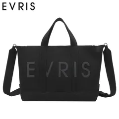 エヴリス EVRIS バッグ トートバッグ ミティアム ショルダー レディース ファスナー付 軽量 斜めがけ 大人 軽量 EVR-20230Bのサムネイル