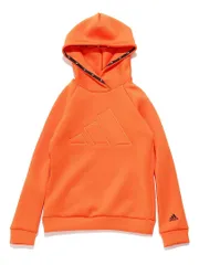 [adidas Golf] ゴルフスウェット ビックアディダスロゴ ダンボールニット 長袖フーディー レディース セミインパクトオレンジ J/M [セミインパクトオレンジ] [M]