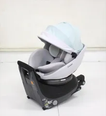 クルムーヴ スマート ISOFIX エッグショック JL-590 ミントグリーン ハイグレードモデル コンビ 新生児OK クリーニング済み C6128550