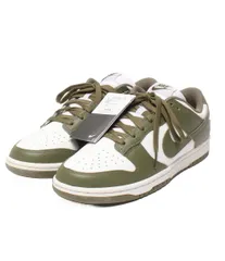 美品 ナイキ ローカットスニーカー ホワイト/ミディアムオリーブ ウィメンズ ダンク LOW DD1503-120 メンズ SIZE 27.5 (L) NIKE