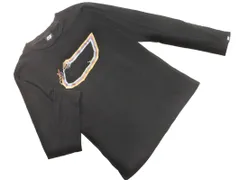 55DSL 55ディーエスエル バックプリント ロングスリーブ Tシャツ sizeM/黒 ■◇ メンズ